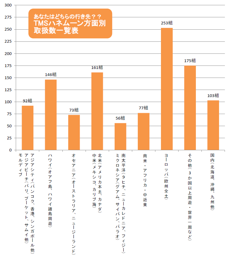 TMS　ハネムーン方面別資料