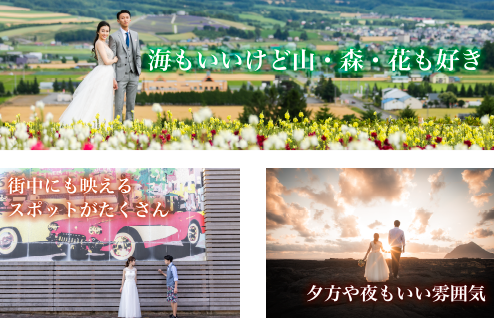 海もいいけど山・森・花も好き 街中にも映えるスポットがたくさん 夕方や夜もいい雰囲気