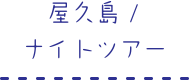 屋久島/ナイトツアー